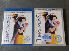 SNOW WHITE THE SEVEN DWARFS 1937 BLU-RAY DVD NEW DISNEY SLIPCOVER 2-DISC COMBO
