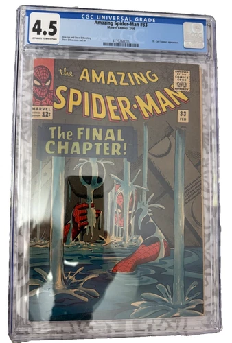 Amazing Spider-Man #33 CGC 4.5 1966 OW to White
