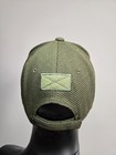 USA American Flag Hat Olive print mesh sides back adjustable baseball cap — photo 5