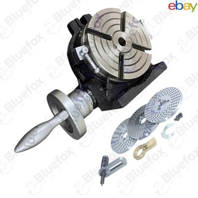 6'' Precision Horizontal Vertical Rotary Table & Index plates set, dividing plate