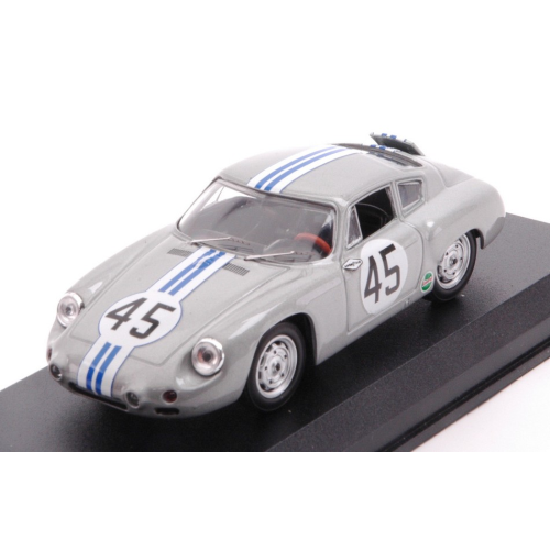 Najlepší model Porsche Abarth Coupe N 127 Tour De France 1961 Bouchet - Aury 1:43 Silver