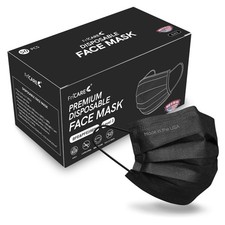 Made in USA Disposable Face Masks, 4-Ply ASTM Level 3 Medical Grade, Breathab...