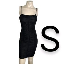 🆕Black Textured Cami Mini Bodycon Dress~ SIZE S