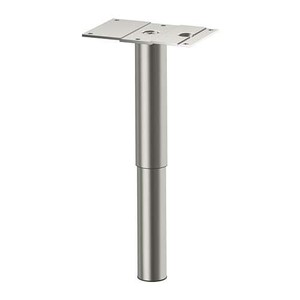 Ikea Godmorgon Leg Round Stainless Steel 14 25 Cm For Bathroom