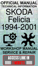 ACCESS LINK OFFICIAL WORKSHOP MANUAL SERVICE & REPAIR SKODA FELICA 1994-2001