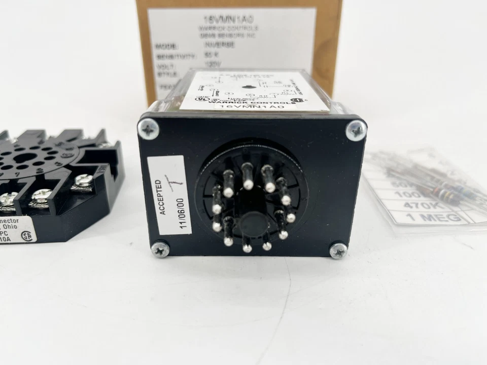New GEMS Warrick Controls 16VMN1A0 Plug-In Relay Kit 120V 11-Pin Inverse Mode - Image 4 of 4