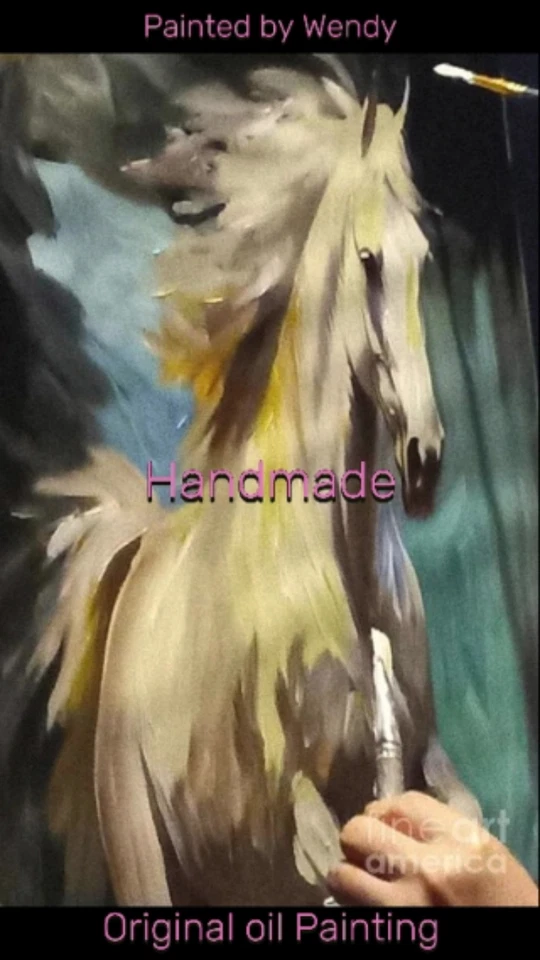 new  hand made Painting on 12"*15"canvas HAPPY SNOWMAN by Wendy - Image 2 of 2