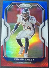 2020 Panini Prizm Red White And Blue Parallel #119 Champ Bailey Denver Borncos