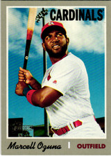 Marcell Ozuna 2019 Topps Heritage Baseball #220 St. Louis Cardinals