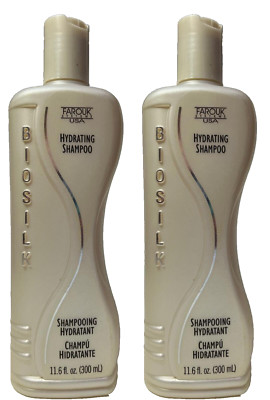 2 Biosilk Farouk Hydrating Shampoo 11.6 oz ea (110)