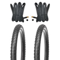 Kujo Fahrradreifen 20 Zoll Reifen Set 20X1.75 Reifen 47-406 Inkl. SchläUche Av