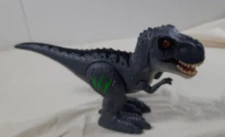Robo Alive Attacking T-Rex Dinosaur Battery-Powered Robotic Grey and Black
