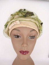 Vintage Brown Womens Hat Black Berries Fruit Greenery Robin New York 21-1/2"