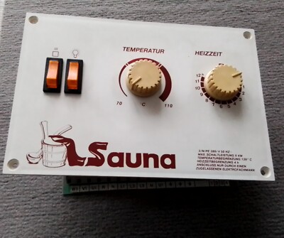osf Sauna-Control-1 (12) Sauna- und Temperatursteuerung 139 C / 4h / 380V~/50Hz