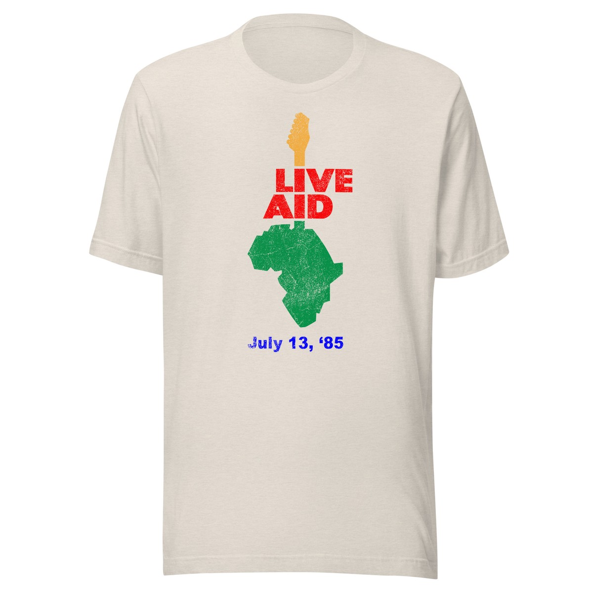 Live Aid Retro 1980s Concert T-Shirt - Vintage Mens & Womens Old 