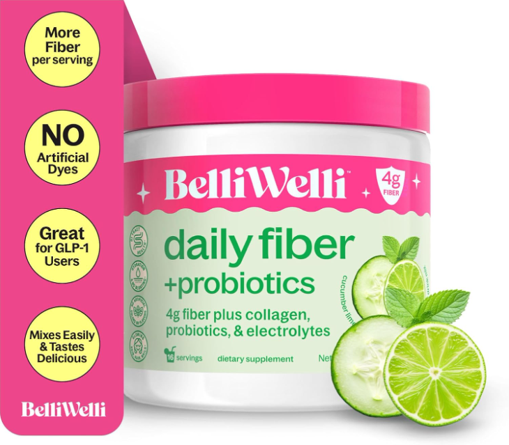 Daily Fiber Supplement with Added Collagen, Probiotics, and Electrolytes | Suppo