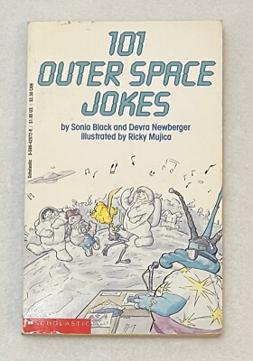 101 Outer Space Jokes 1989 Paperback Book Scholastic Inc