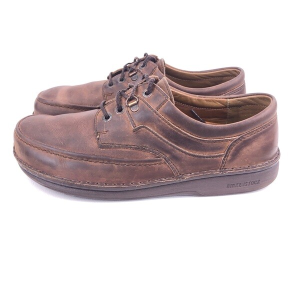 Birkenstock Moc Toe Lace Up Oxford Mens Size 9 EUR 42 Brown  display picture 2