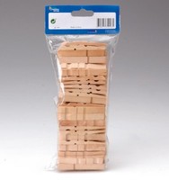 Halbe WÄScheklammern WäSchklammernhäLften 100 StüCk Holzklammern WäSchehalter