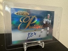 JASON ROBERTSON ROOKIE RC ON CARD AUTO #/5 PROTEGES 2020-21 UPPER DECK STATURE