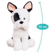 PELUCHE BULLDOG FRANCESE RAY MORBIDO PUPAZZO 50 CM - 16546