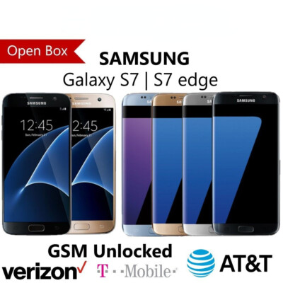 Original Samsung Galaxy S7 G930U/S7 edge G935U 32GB Unlocked Samrtphone OPEN BOX