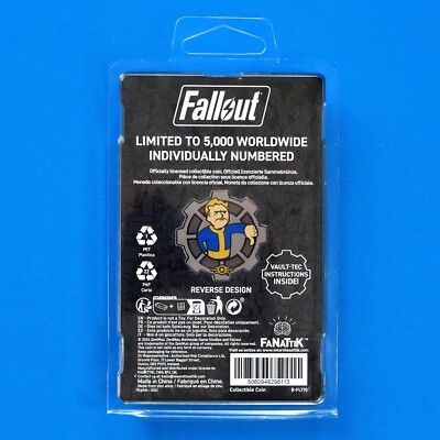 🚀 Official Fallout Vault Boy Vault Tech Flip Coin Official