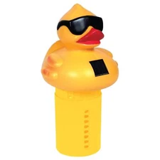 GAME Solar Derby Duck Pool Chlorinator Solar Powered LED Light Up Dispenser