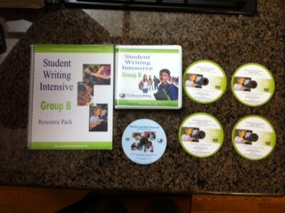 Student Writing Intensive Group B 4 DVD Box Set Student Notebook + Extra DVD Sty