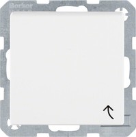 Berker 47511909 Schuko-Steckdose Mit Klappdeckel Polarweiß, Matt