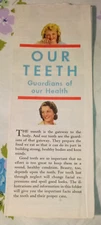 Vintage Iodent Toothpaste Teeth Poster c. 1940s