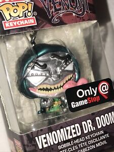 Funko Pocket POP! Keychain - Venomized Dr Doom Metallic CHASE Gamestop Marvel | eBay