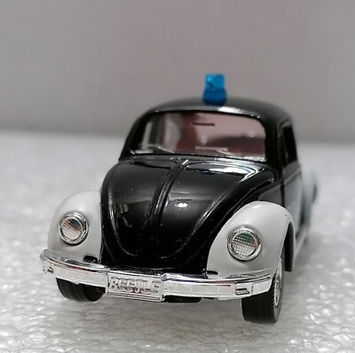 VOLKSWAGEN BEETLE 1200 Police - Vintage 1:43 Scale model , Tomica