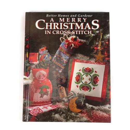 Better Homes and Gardens: Merry Christmas in Cross-Stitch hardcover book 1994 - Picture 1 of 6