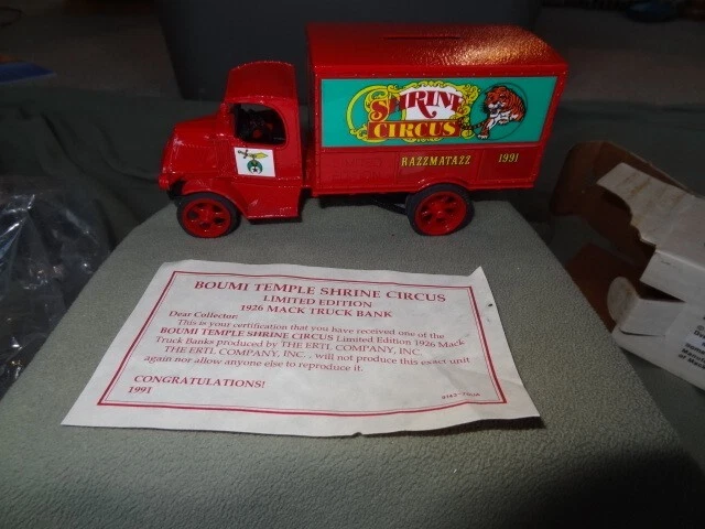 ERTL 1926 MACK ДОСТАВКА ГРУЗОВИК БАНК - ЛОГОТИП Boumi храм - банк с ключом святыня - Изображение 2 из 4