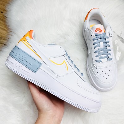 Nike Air Force 1 Shadow Kindness Day 2020 White Orange Multi Sizes DC2199-100 | eBay