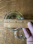 Hand Painted Floral Clear Glass Lidded Jam Jelly Jar — photo 5