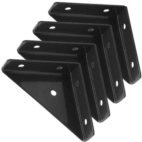 4 Pcs Shelf Fastener Support Hardware Bed Corner Accessories Brace Brackets - Picture 2 of 12