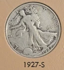 1927 S 50C Walking Liberty Half Dollar