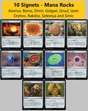 Set of All 10 Signets - Magic: the Gathering MTG Commander Staples EDH Signet NM