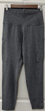 NWOT Yunoga Yoga Pants Ultra Soft High Waist Athleisure Active Exercise Gray L