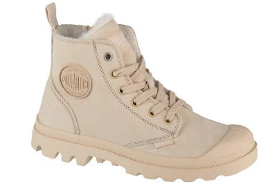sneakers Femme, Palladium Pampa Hi Zip WL, Beige - Photo 1/4