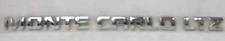 Fits; Chevrolet " MONTE CARLO LTZ " Decklid Trunk Emblem Nameplate 