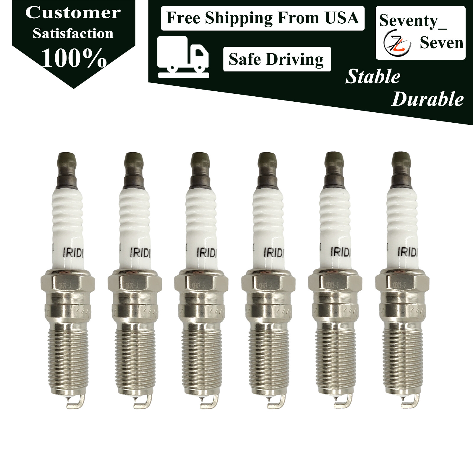 6pcs Spark Plug Iridium Kit For Chevrolet Trailblazer Malibu Impala HHR Equinox 