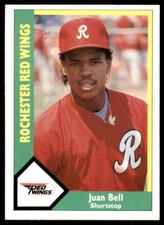 1990 CMC Rochester Red Wings  Juan Bell #13