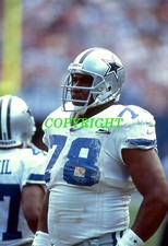 LEON LETT - DALLAS COWBOYS - Vintage 35mm Football Slide 2.19a