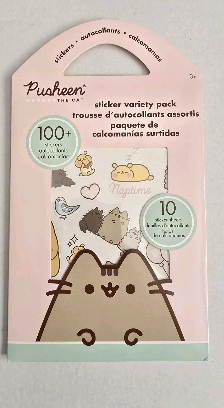 Paquete de pegatinas Pusheen el gato más de 100+ pegatinas Paquete Pusheen Gato Kawaii ¡Nuevo!