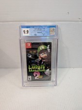 2024 Switch Luigi LUIGI'S MANSION 2 HD 1st Print CGC Graded 9.9 Y-Fold Seal A 