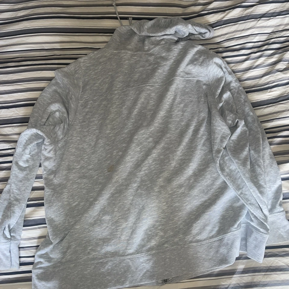 Sonoma 男式休闲连帽衫全拉链羊毛灰色,尺寸 4XL! — 第 3/4 张图片