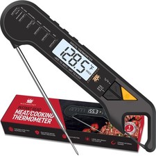 Professional Meat Thermometer - Instant Read Food Thermometer with Waterproof...